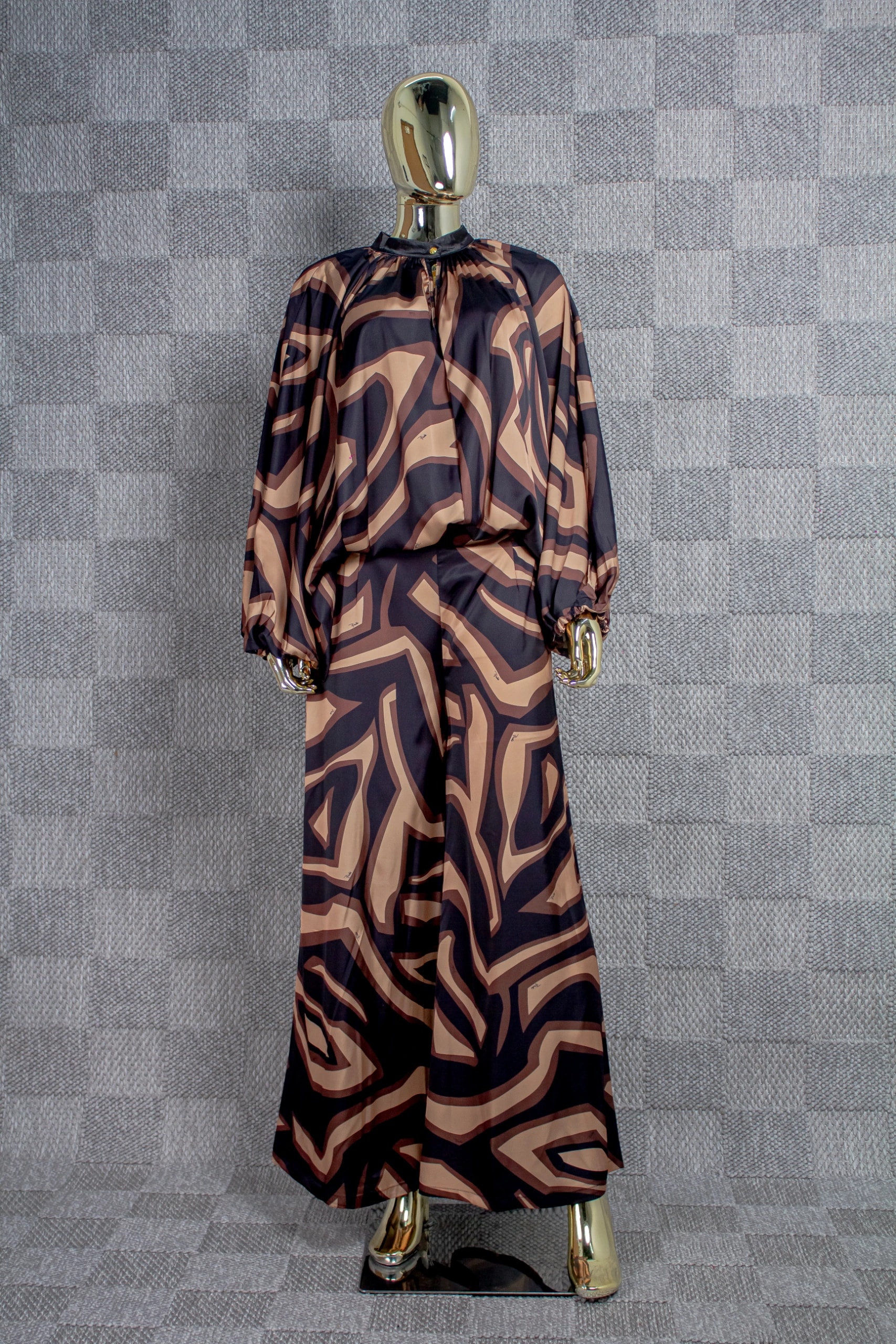 LABIRINTO PRINT 2PC VOLUMINOUS BLOUSE